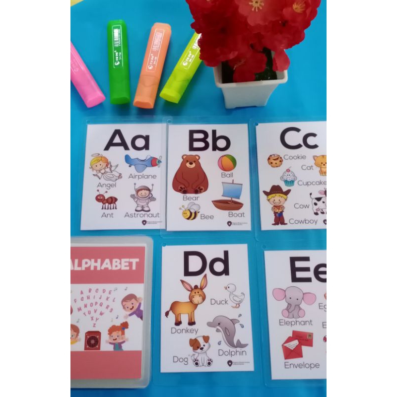 Laminated Alphabet Flashcards | Shopee Philippines