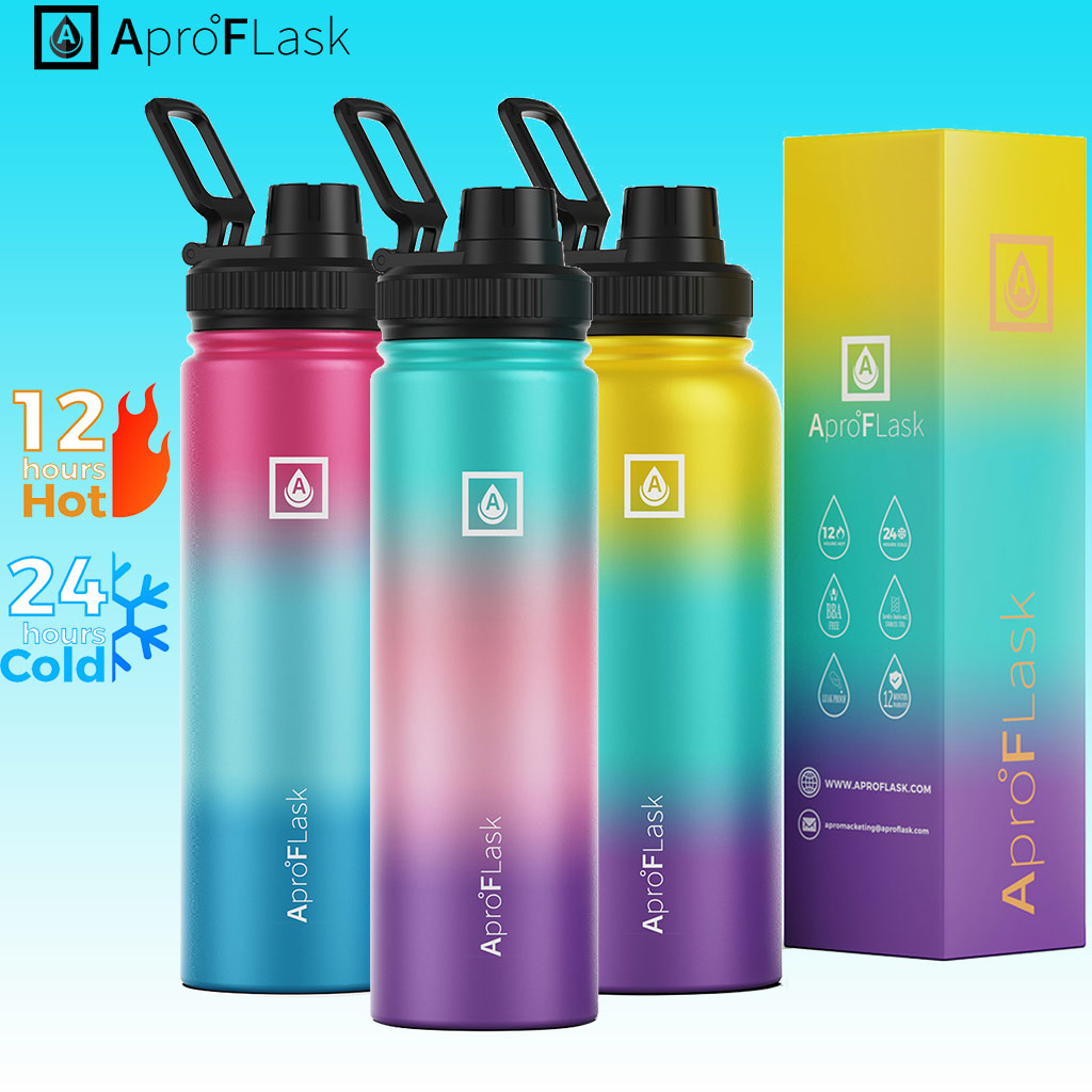 Apro°Flask 22oz/32oz Tumbler Hot and Cold Stainless Steel Water Bottle ...