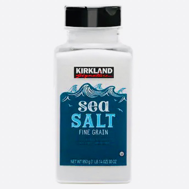 Kirkland Signature Sea Salt fine grain 850g/ expiration 2026 | Shopee ...