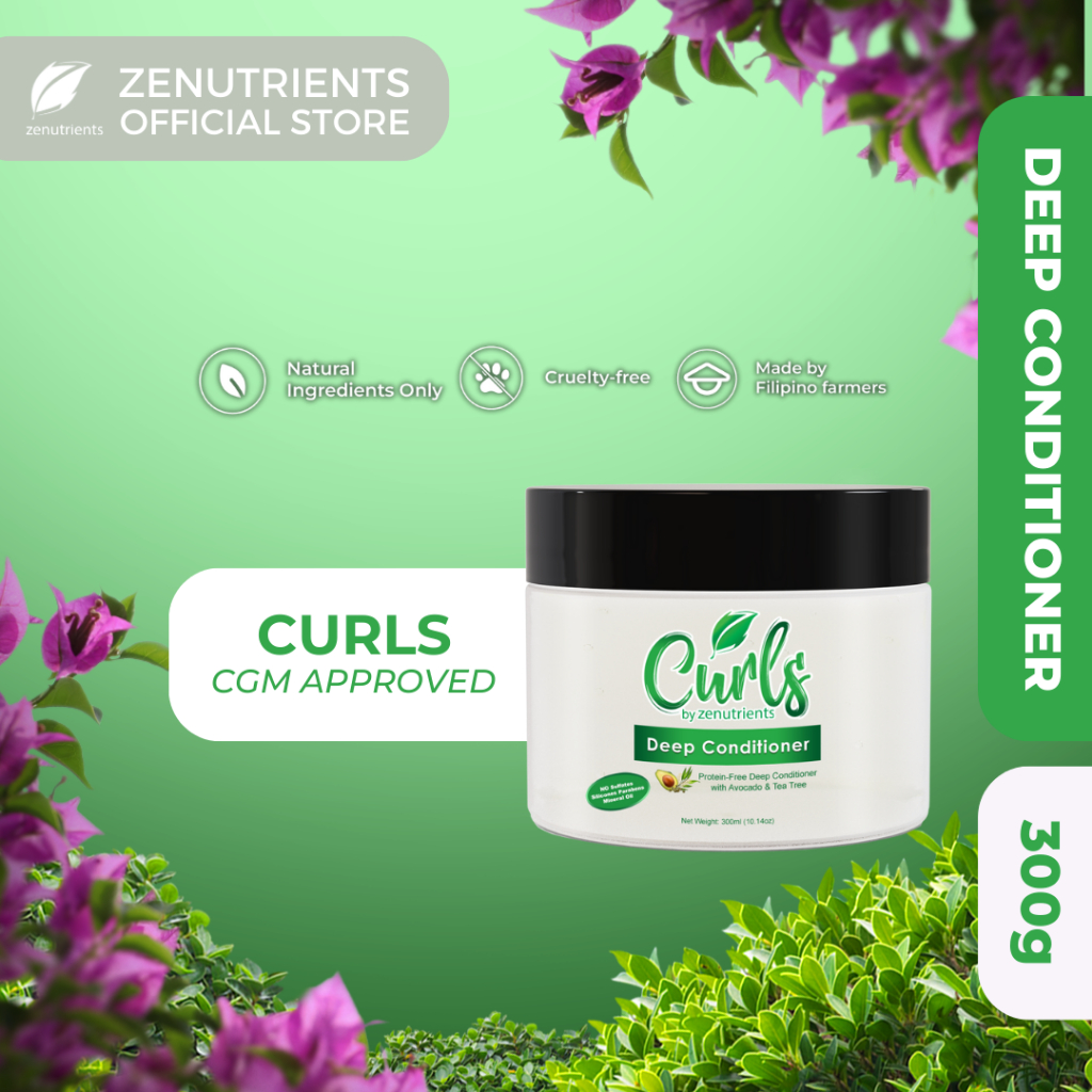 Curls by Zenutrients Avocado and Tea Tree Deep Conditioner Treatment ...