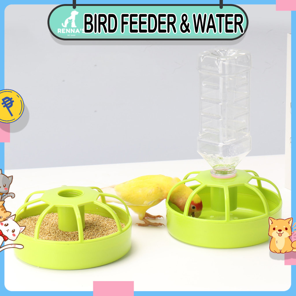 Renna's Bird Feeder & Water Bowl Chicken Feeder Poultry Automatic