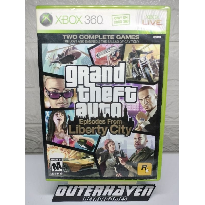 Xbox 360 Grand Theft Auto Iv Episodes From Liberty City Ntsc Standard Edition Shopee Philippines 5251