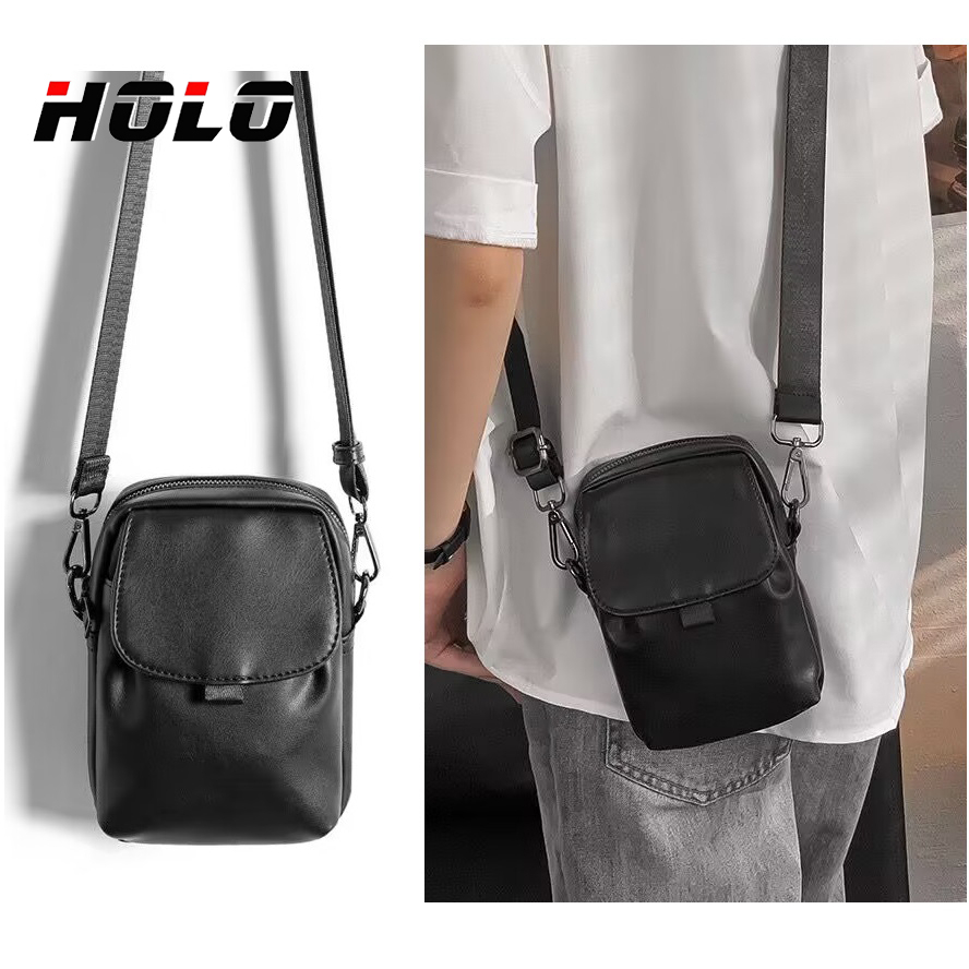 Korean Small Fashion High Quality Sling Bag For men 100 Leather Body