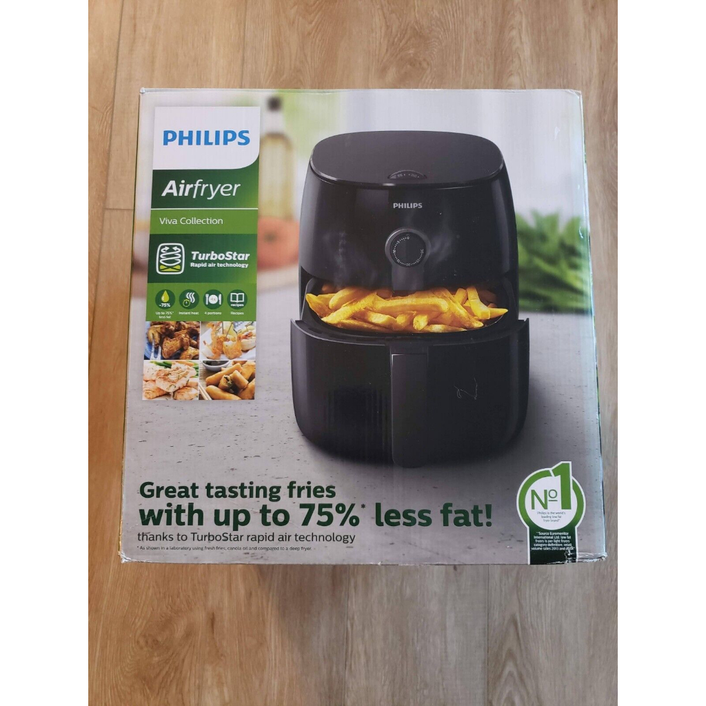 Philips HD9621/96 Viva Collection Air Fryer Black Shopee Philippines