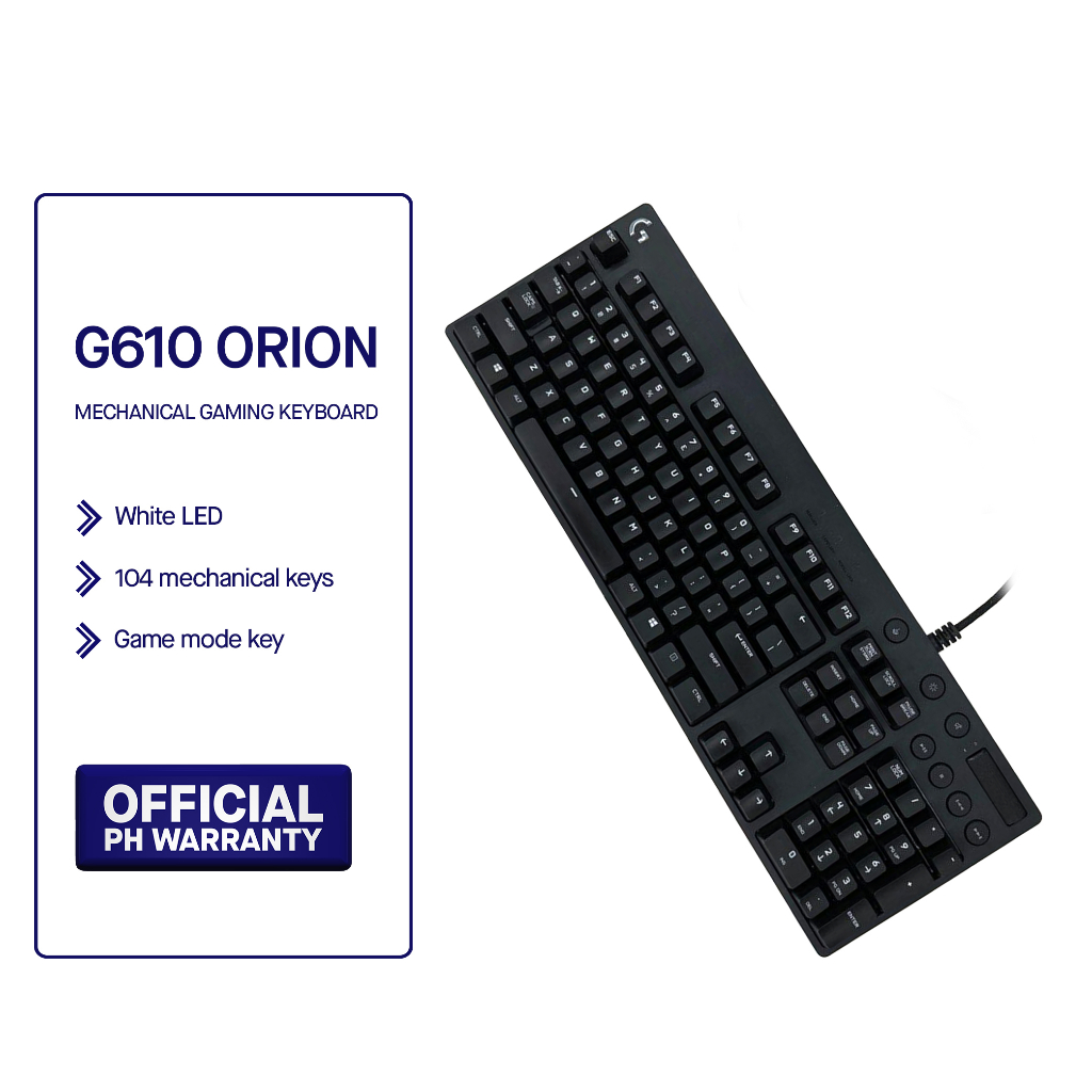 Logitech G610 Backlit Mechanical Gaming Keyboard | Shopee Philippines