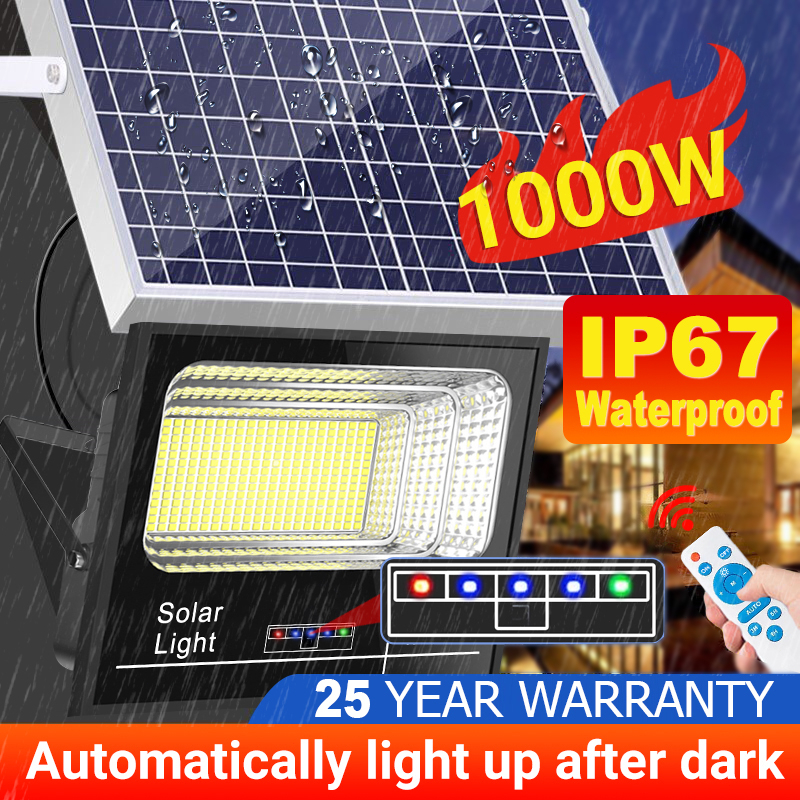 solar flood light solar light outdoor waterproof indoor LED light with