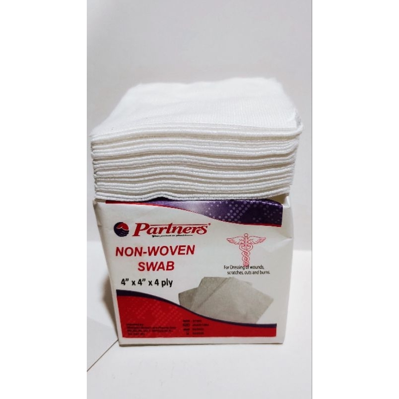 Non- Woven Swab 4x4x4ply sold per pack(100pcs) | Shopee Philippines