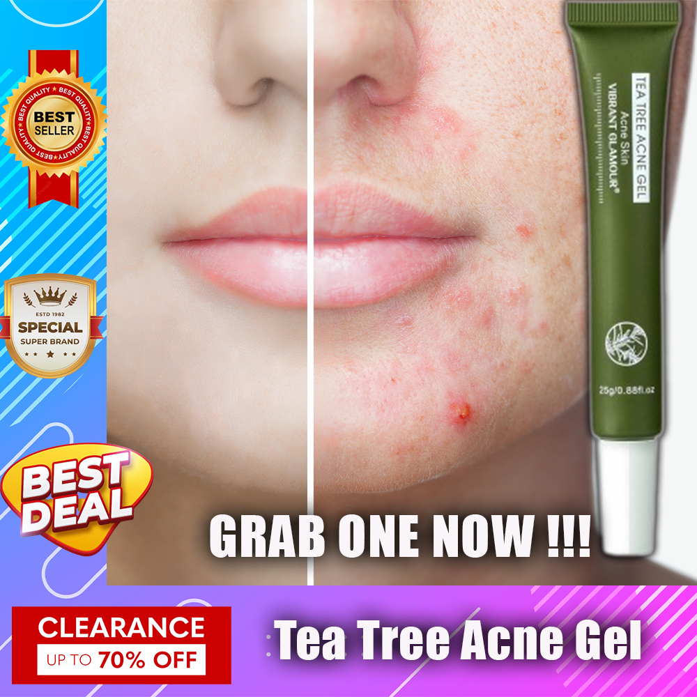 Curated visual reference: Visual Reference: Vibrant Glamour Organic Acne Spot Scar Tea Tree Treatment Gel