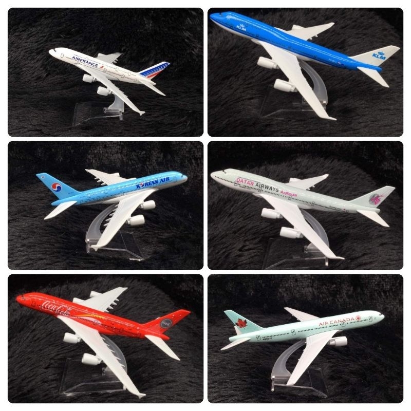 Diecast Airplane Aircraft Model Collection 6 inches Vol. 2 | Shopee ...