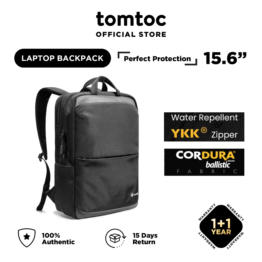 Tomtoc H71 Premium Urban Laptop Backpack 15.6 Inch Shopee Philippines