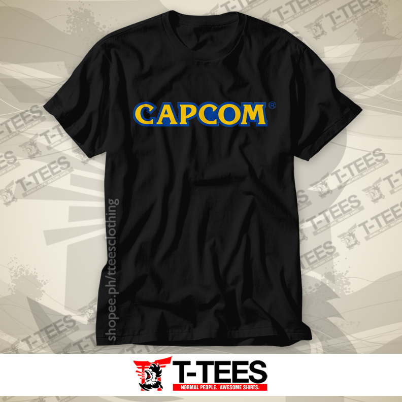 T-TEES - Capcom Logo Gamer T-Shirt | Shopee Philippines