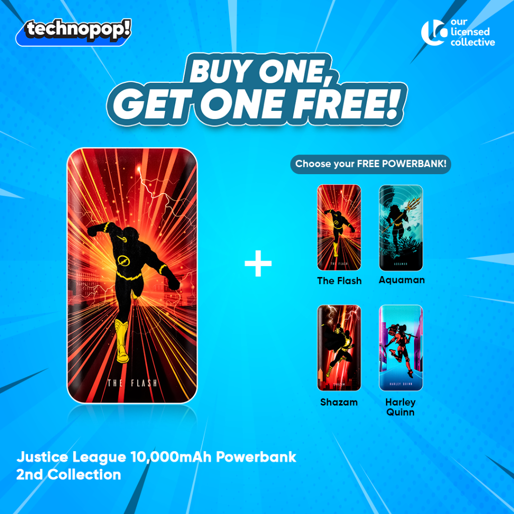 B1G1 Justice League 10,000mAh 2nd Collection Power bank - Technopop PH ...