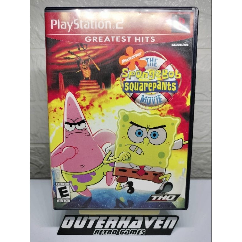 PS2 SpongeBob Squarepants Movie NTSC UC (Greatest Hits) | Shopee ...