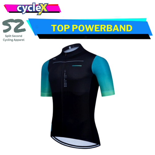 Top Powerband Coolmax Road Cycling Bike Top Jersey Full zipper 96