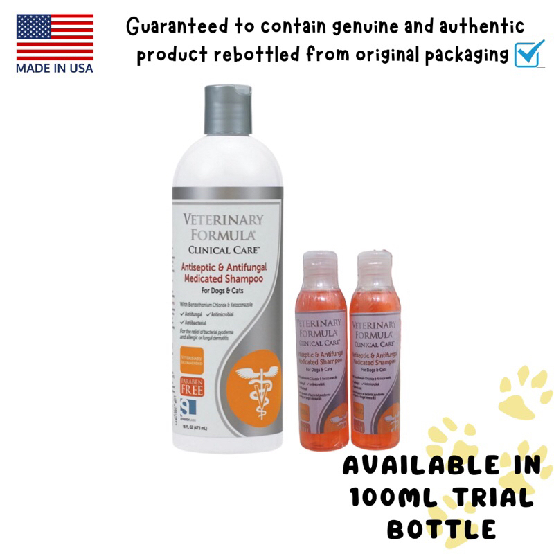 Veterinary Formula Clinical Care Antiseptic and Antifungal Shampoo for