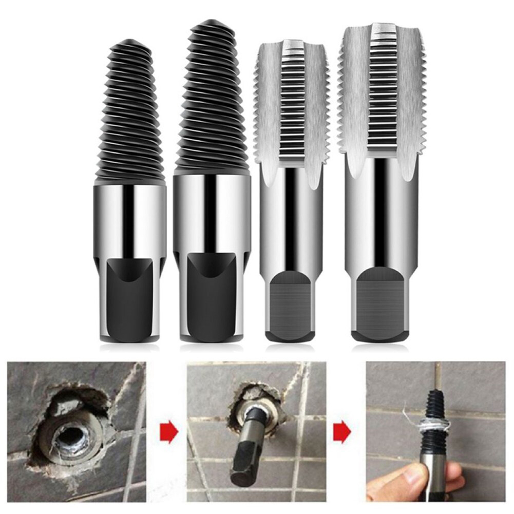 1/2 3/4inch Pipe Thread Repair Tap Broken Screw Extractor Hardware