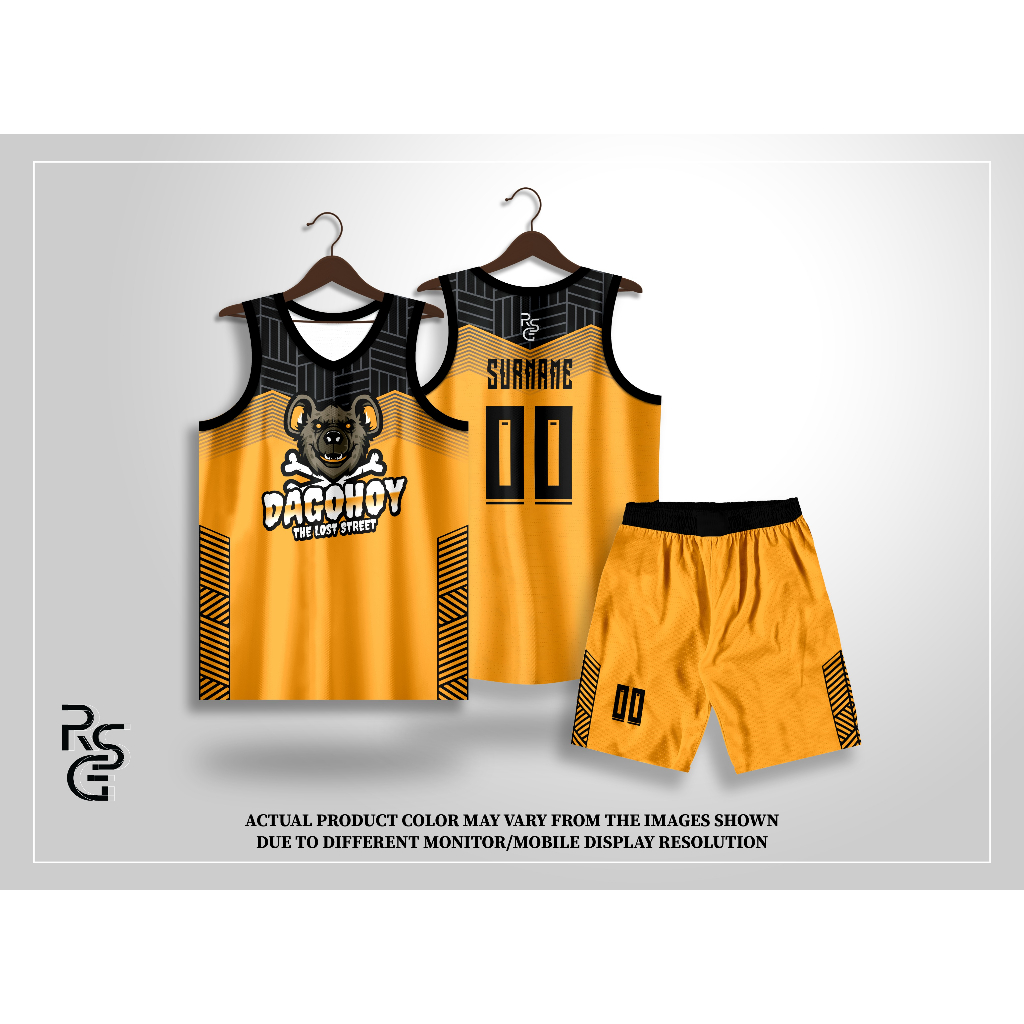 2023 Customized Jersey Full Sublimation Dagohoy Yellow | Shopee Philippines