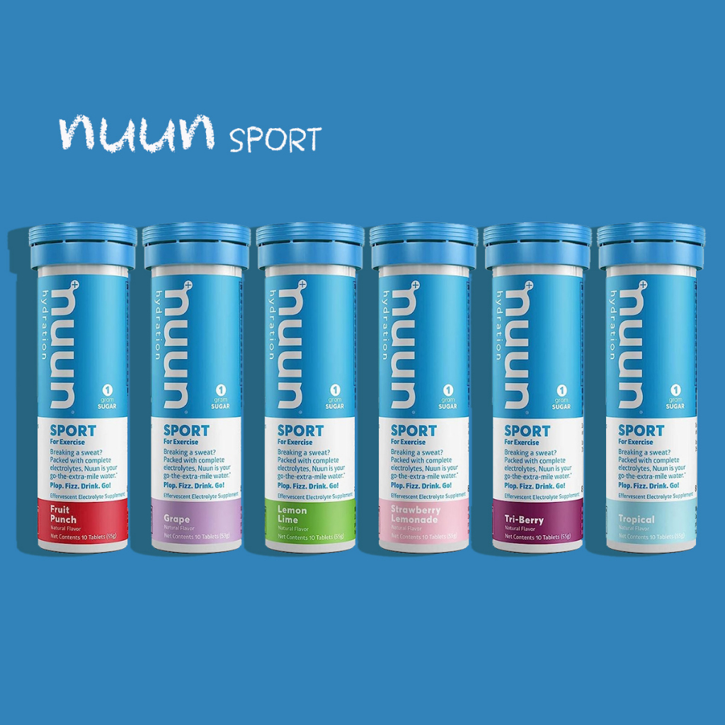 Nuun Sport Electrolyte Drink Tablets, 10 count (Running, Biking
