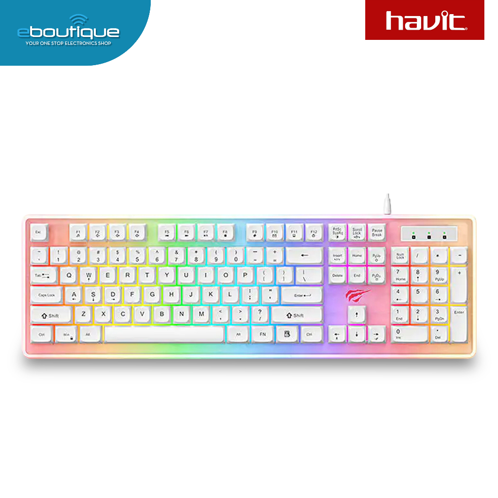 Havit KB876L Multifunction Backlit Keyboard (HAVKB876L) Shopee