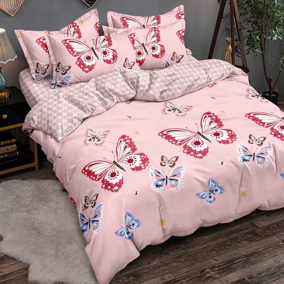 Angbon 3in1 Bedsheet Set Double Size Korean Cotton Garterized Non-Faded ...