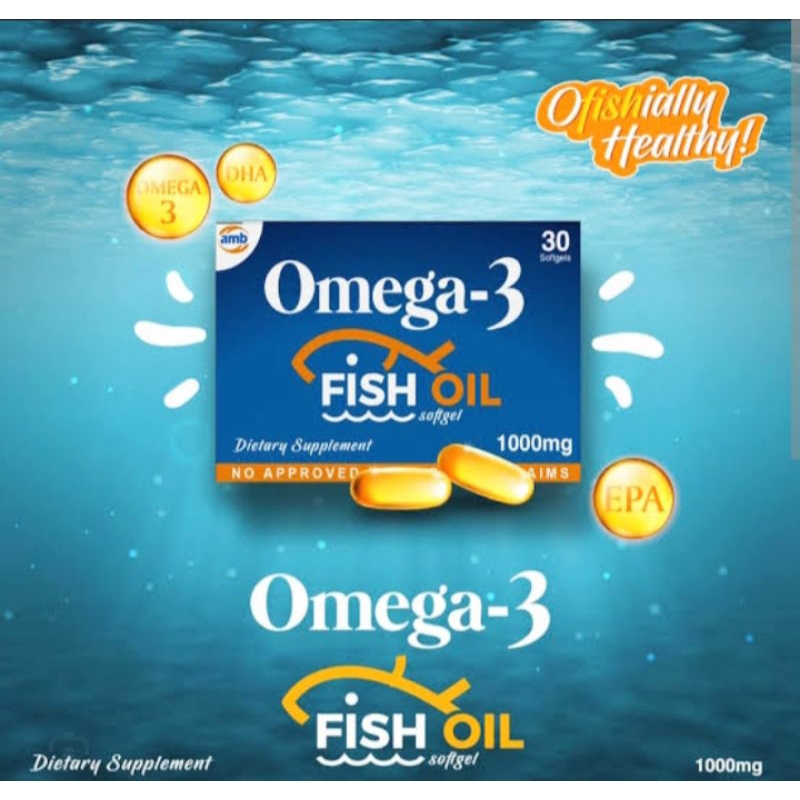 FISH OIL SOFTGEL 1000mg by 30's/box Shopee Philippines
