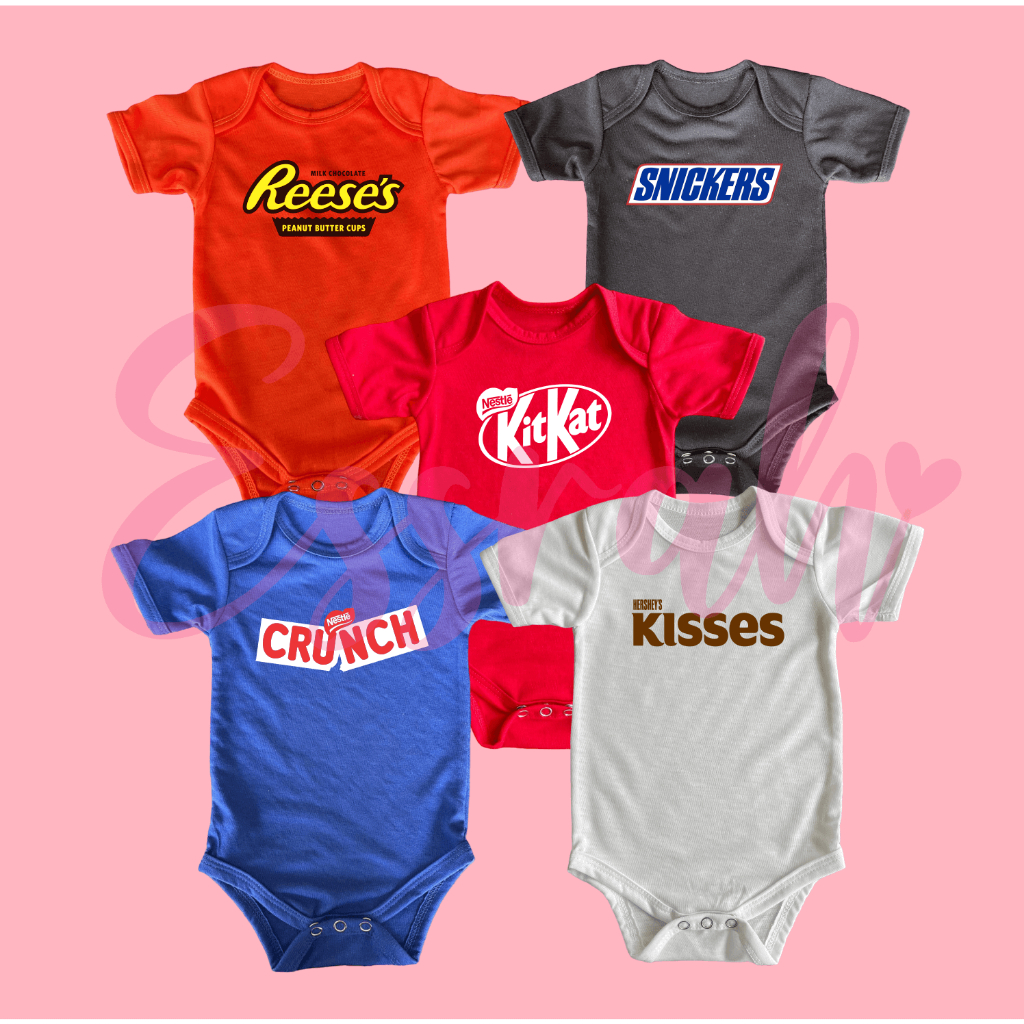 Chocolate logo onesie ( infant baby / baby onesie ) Shopee Philippines