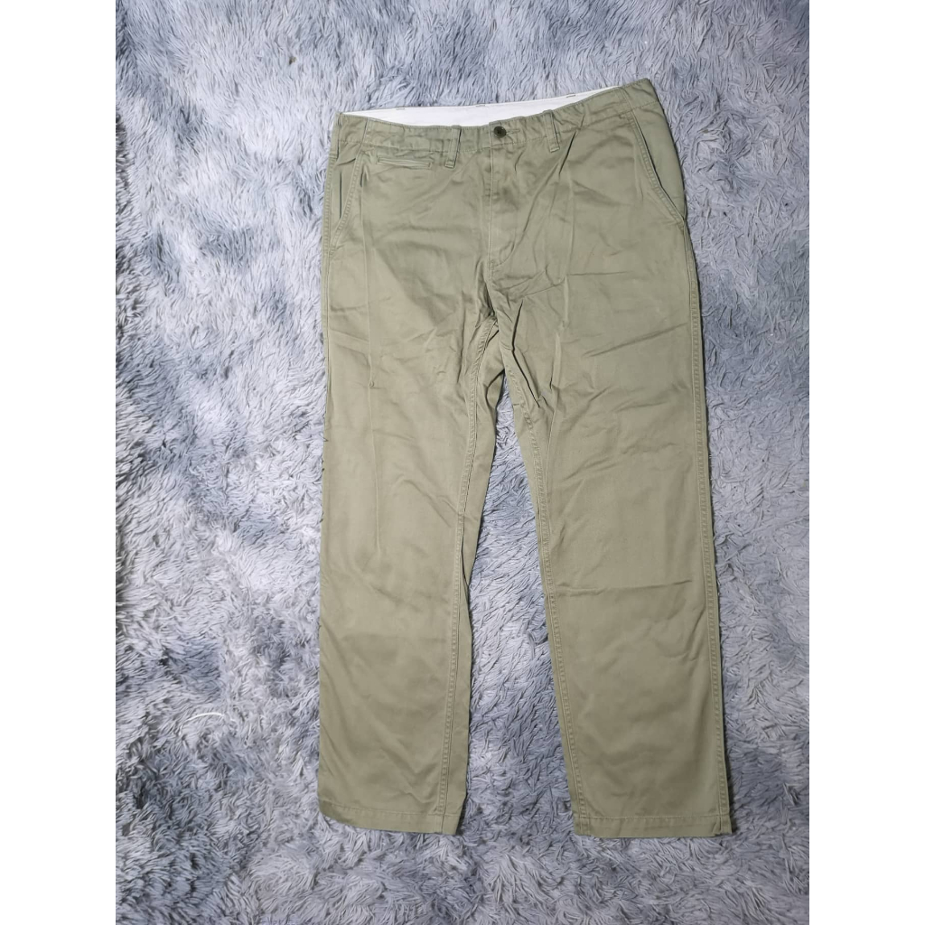 Uniqlo Cream Chinos Pants Shopee Philippines