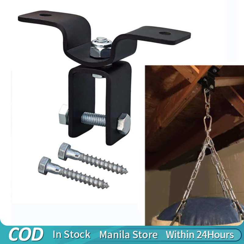 Heavy Duty Boxing Punching Bag Hook 360° Rotation Wood Beam Holder for