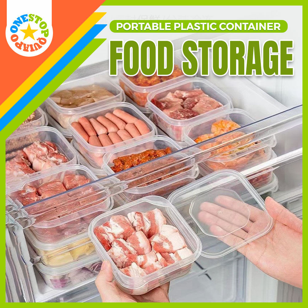 OSQ Portable Refrigerator Vegetable Fresh Fruit Microwavable Food