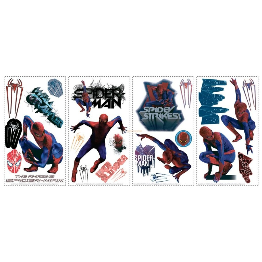 The Amazing Spider-Man Wall Decals/ Sticker s4kph decor wallpaper ...
