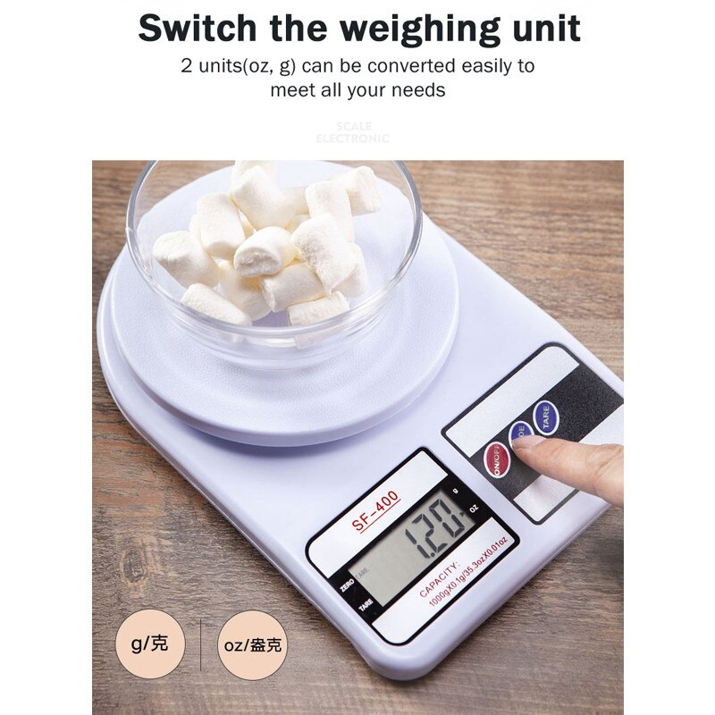 Electronic Kitchen Scale (NO BATTERY INCLUDED) | Shopee Philippines