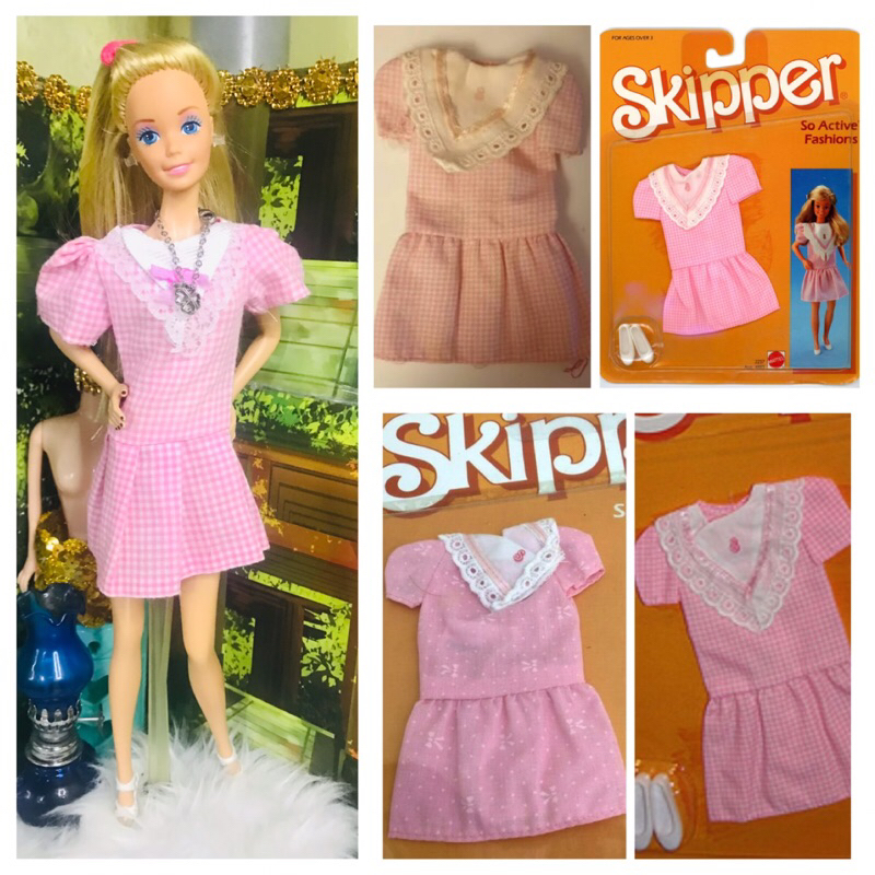 Tenue Barbie Skipper – So Active Fashion, 1985 – Sous Blister, Occasion Collector