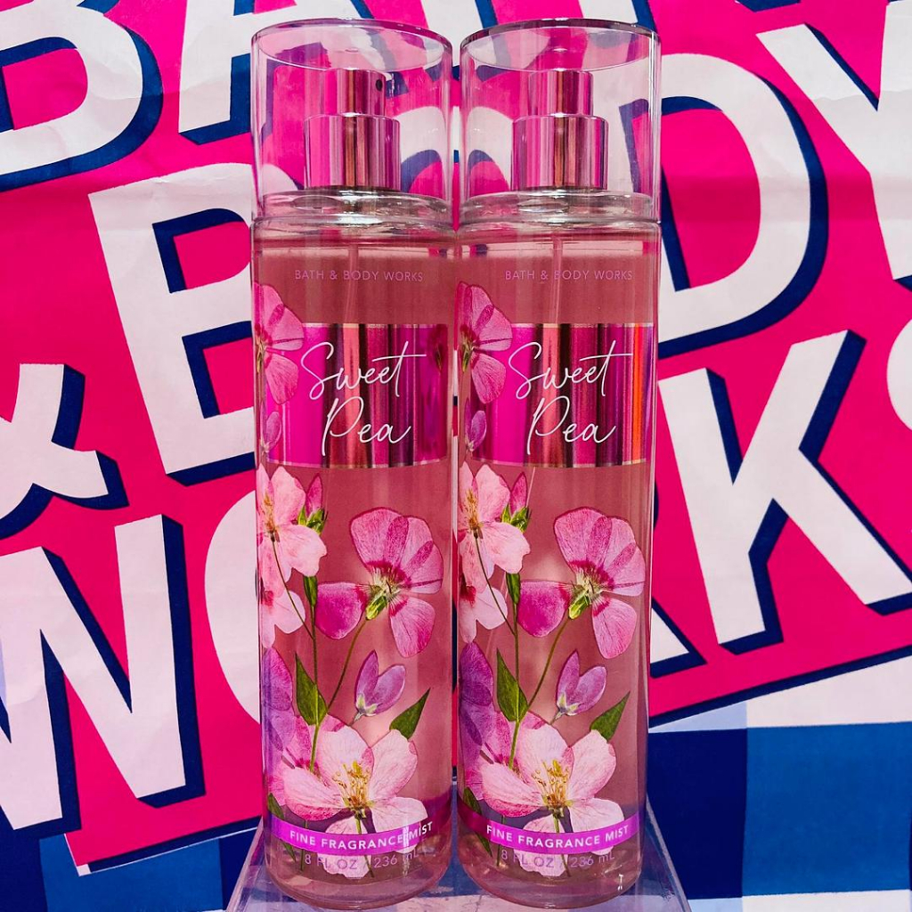 Body Mist Sweet Pea Parfum Bath Body Works Fragrance Mist Sweet