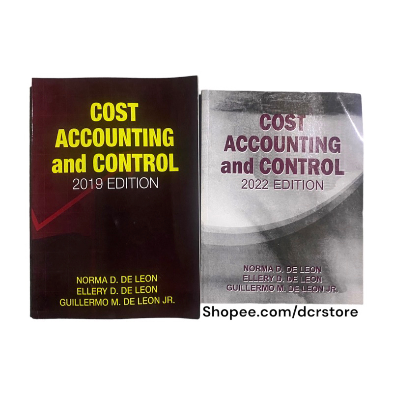 Cost Accounting and Control by De Leon | Shopee Philippines