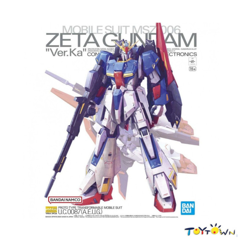 Bandai MG 1/100 Zeta Gundam Ver Ka / Z Gundam | Shopee Philippines