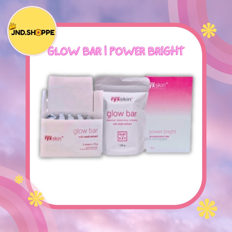 RYX SKIN Power Bright Bleaching Beauty Bar (120g) | GLOW BAR (135g