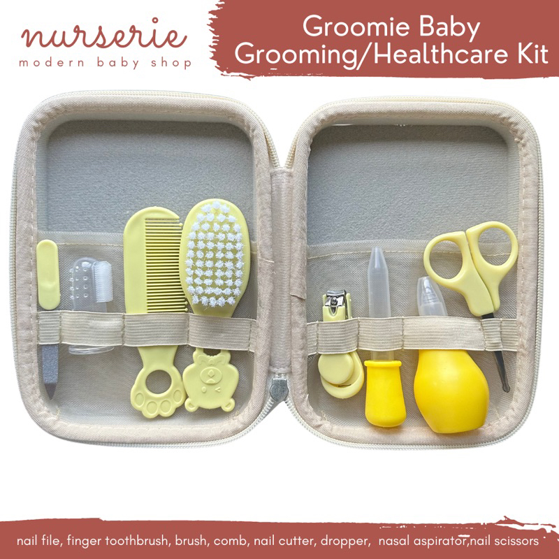 Groomie baby toddler grooming/healthcare kit personalized case | Shopee ...