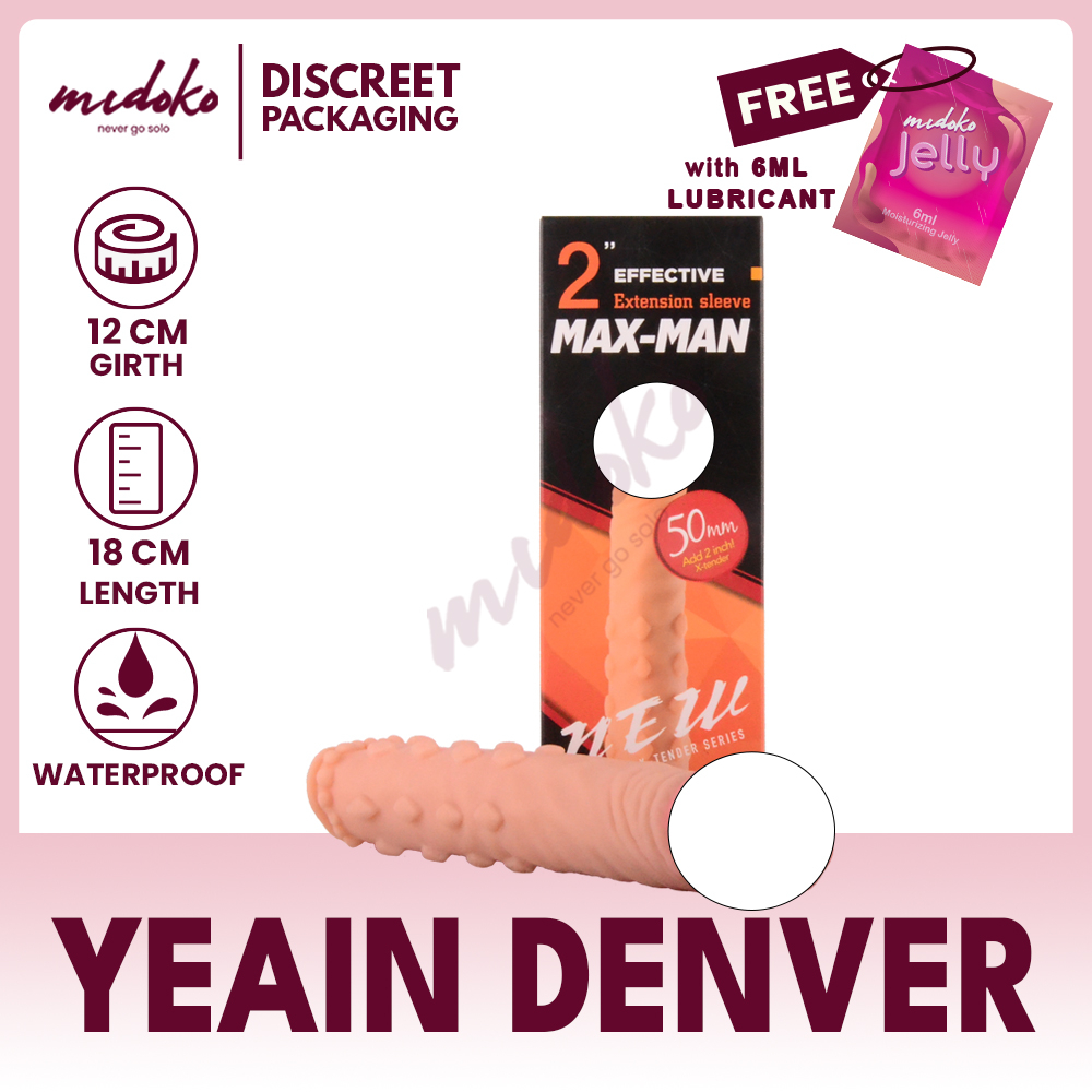 Midoko YEAIN Max-Man 2 inch Dotted Penis Extender for Men Penis Sleeves Sex  Toys for Boy | Shopee Philippines