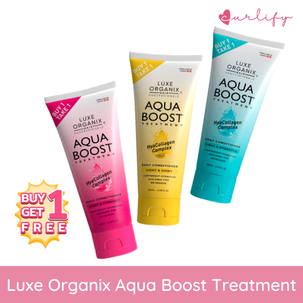 Luxe Organix Aqua Boost Treatment Straight / Hydrated / Shiny ...