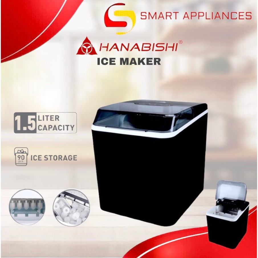 Hanabishi Ice Maker HICEMAKER180 1.5 Liters Ice Storage by Smart