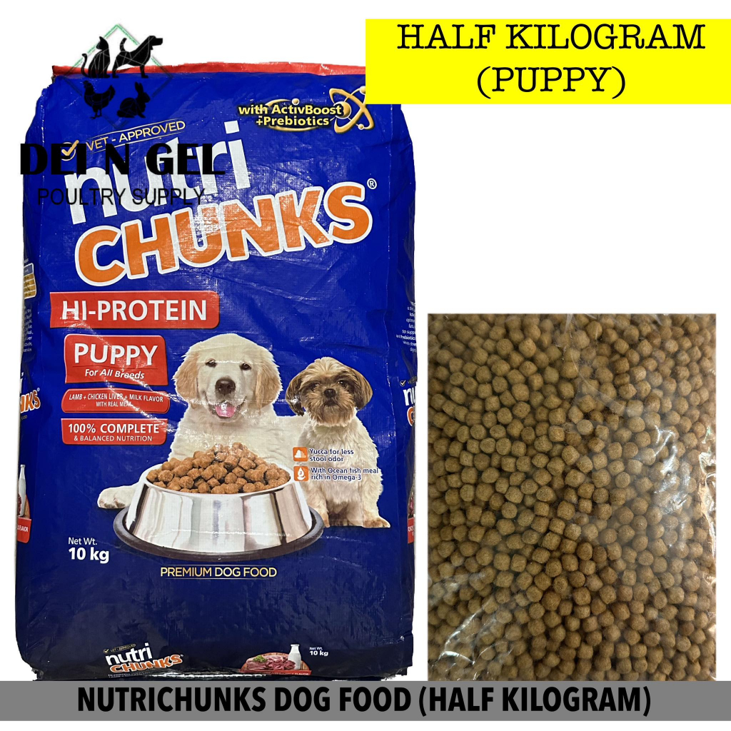Nutri Chunks Dog Food (Half Kg) Shopee Philippines