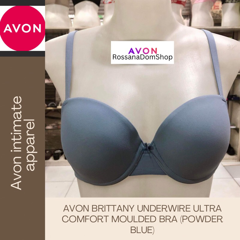 Avon Brittany underwire ultra comfort bra in powder blue (sizes: 32A,32B,34A,34B,36A,36B,38A,38B)