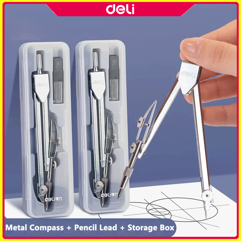Deli Professional Compass Pencil Compass Drawing Compass Kit For