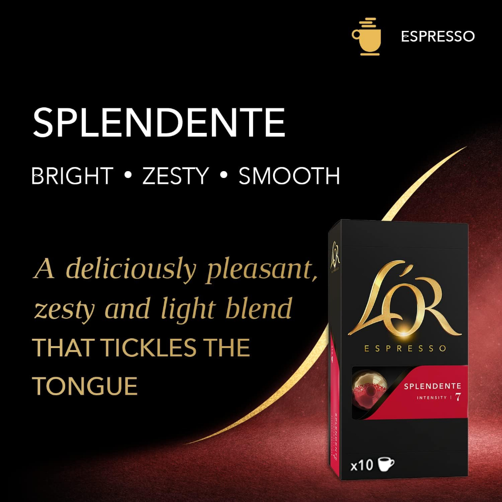 LOR L OR Espresso Nespresso Compatible Capsules 10 capsules