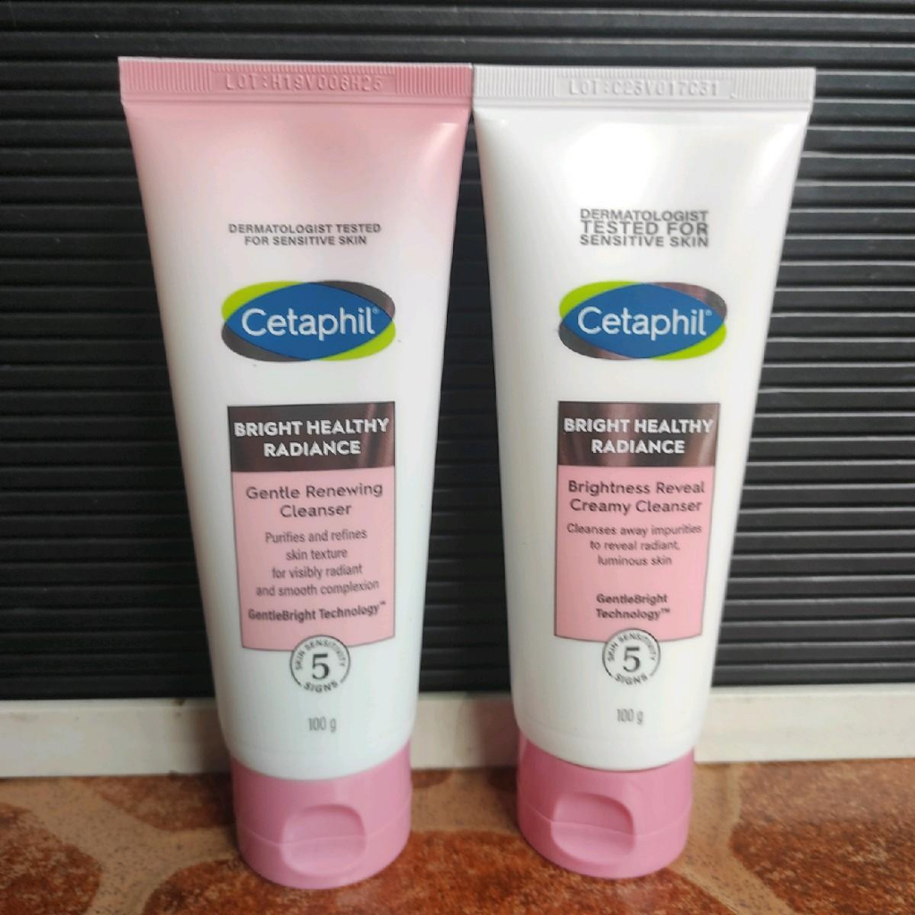 Cetaphil Bright Healthy Radiance Gentle Renewing Cleanser / Creamy ...