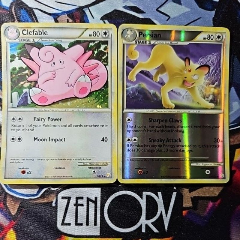 Heart Gold Soul Silver Rev Holo 2010 Pokemon TCG Card Singles Reverse  Holographic HGSS | Shopee Philippines