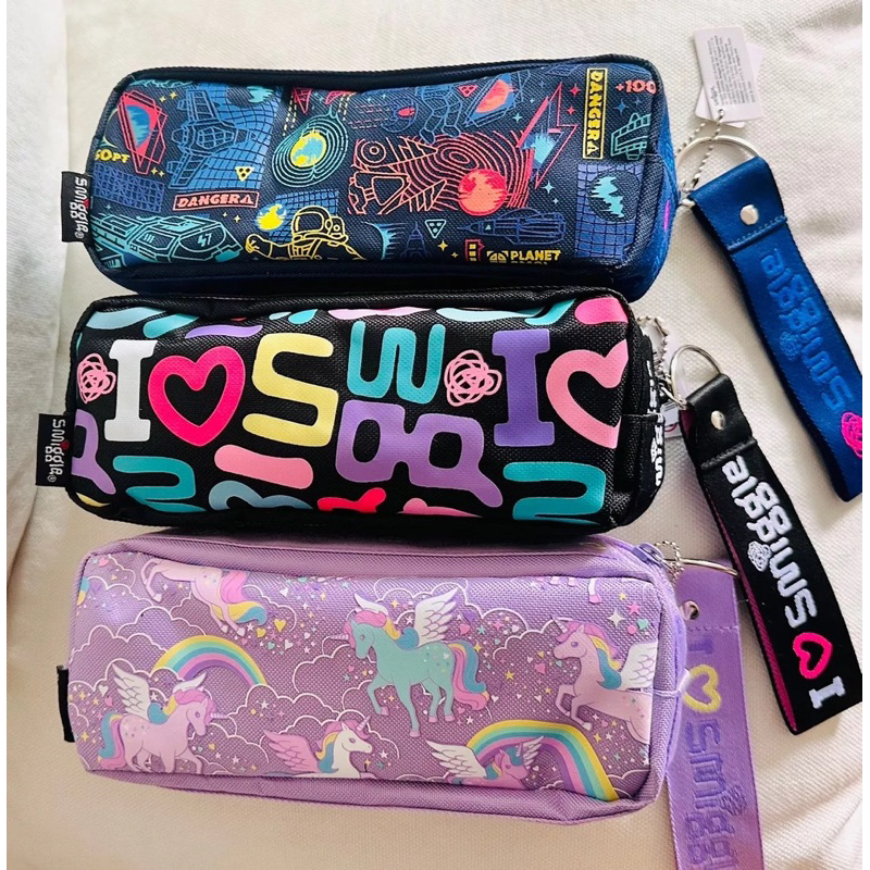 Smiggle Utility Pencil Case/2 Zipped Pencil Case | Shopee Philippines