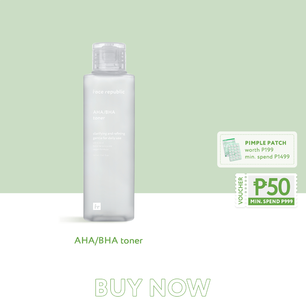 Face Republic AHA/BHA Toner 160mL [ Oily, Sensitive Skin, Acne / Citric