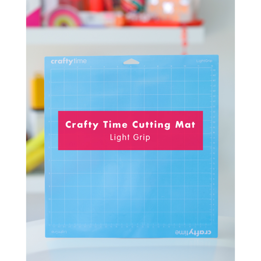 Crafty Time Cutting Mat Compatible w Cricut Machines 12 x 12 Standard Grip Mat Vinyl HTV