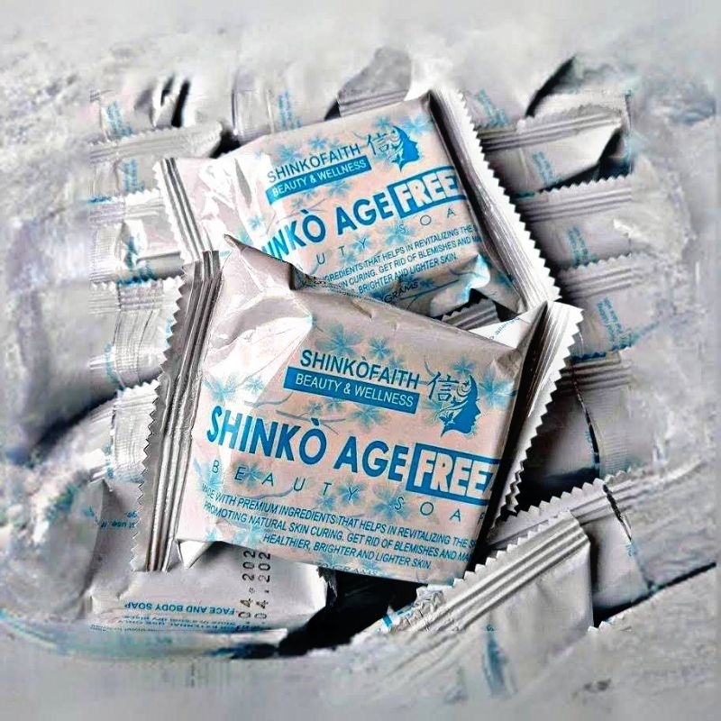 SHINKŌ AGE FREEZE BEAUTY SOAP / KEIDOSHIN MILD CLEANSING BAR 70g with